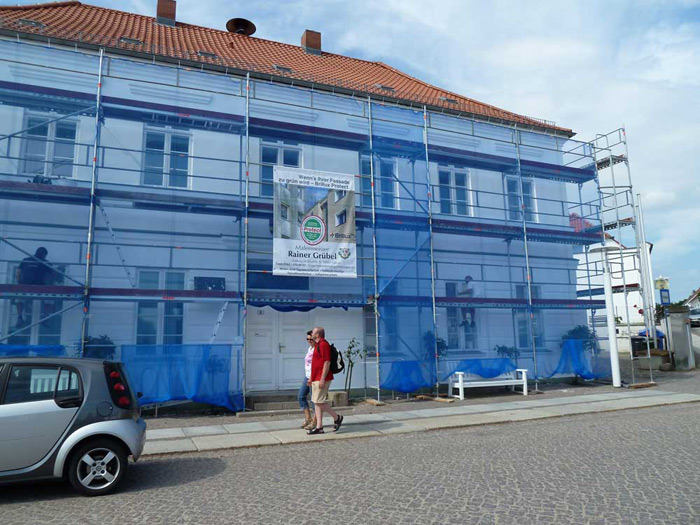 Haus Baugerüsst